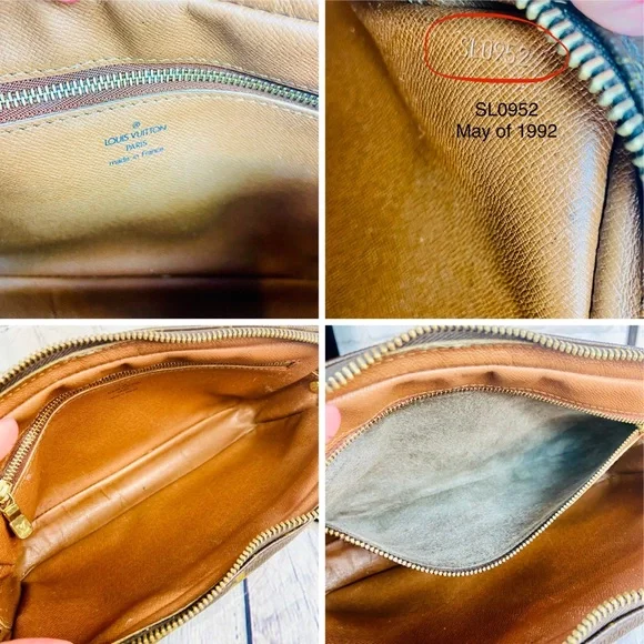 Louis Vuitton Marley crossbody bag custom painted world tour logo - Picture 12 of 15